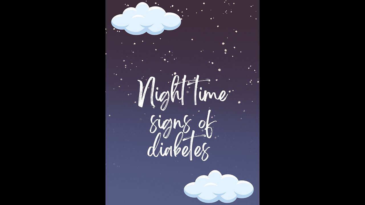 night time symptoms of diabetes