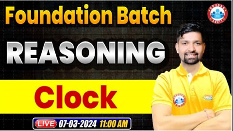 REASONING CLASS#12 CLOCK PART-1