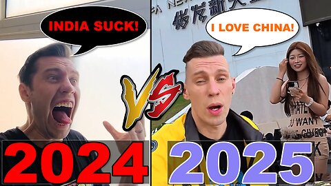 Polish YouTuber: "China's awesome!" vs "India suck!"