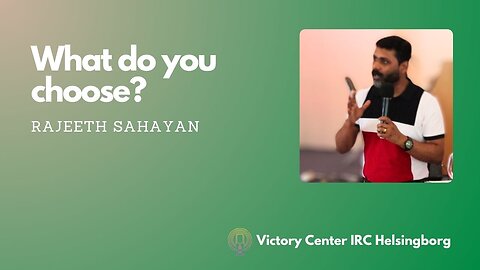 What do you choose? | Victory Talk | Rajeeth Sahayan