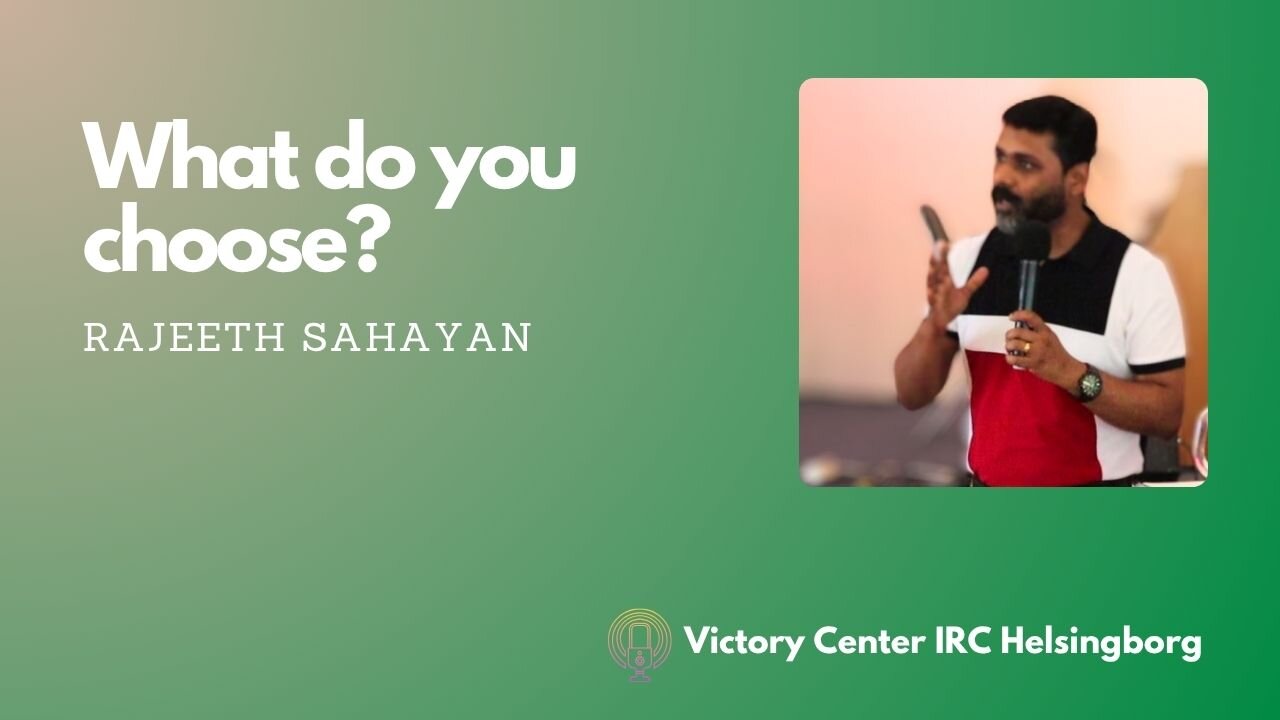 What do you choose? | Victory Talk | Rajeeth Sahayan