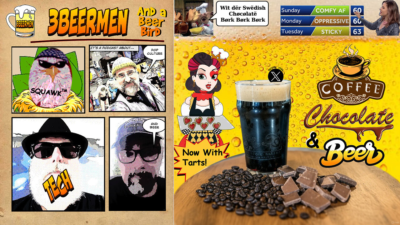 Coffee, Chocolate and Beer