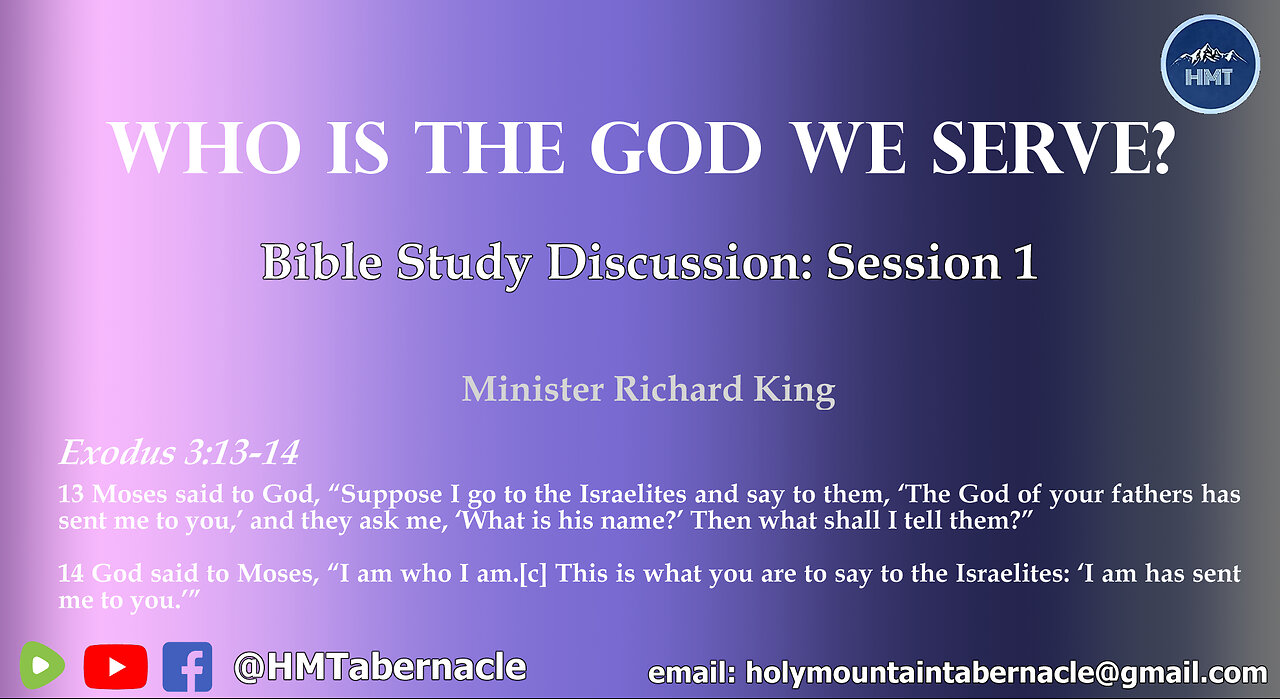 WHO IS THE GOD WE SERVE?