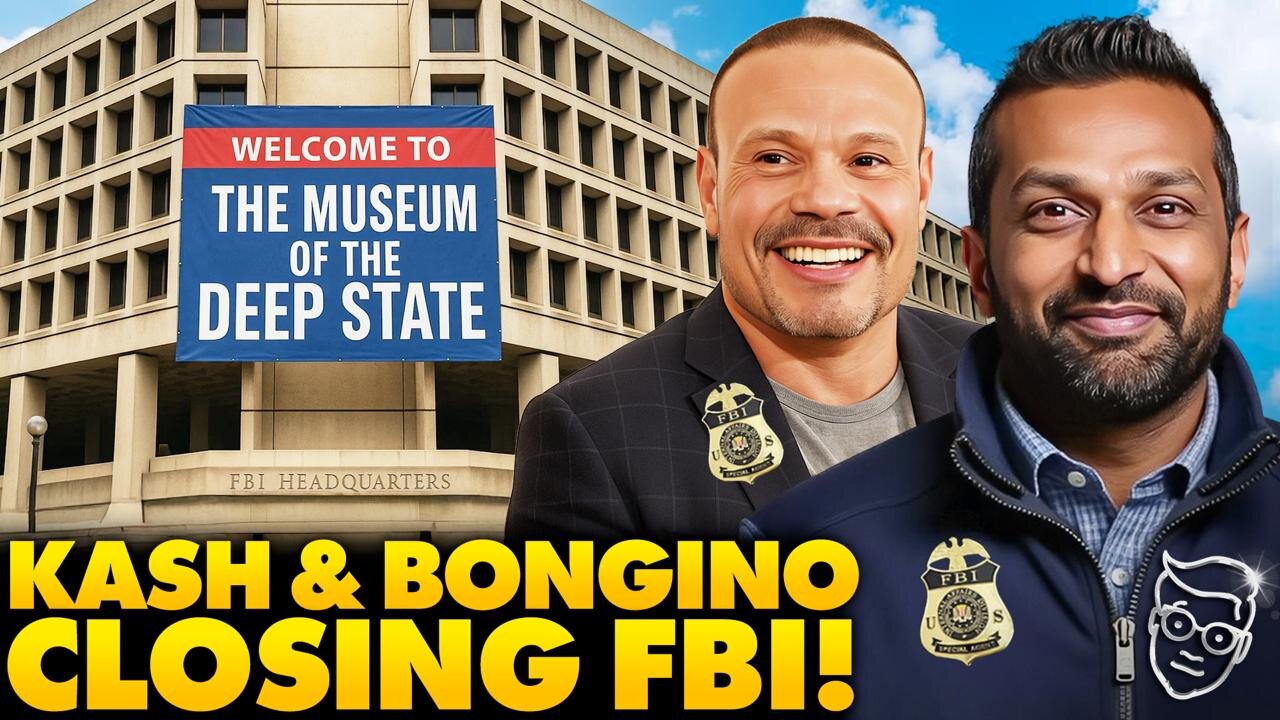🚨Kash & Bongino Announce FBI Headquarters to be SHUT DOWN: ‘Destroy This Building’ | PANIC in DC!