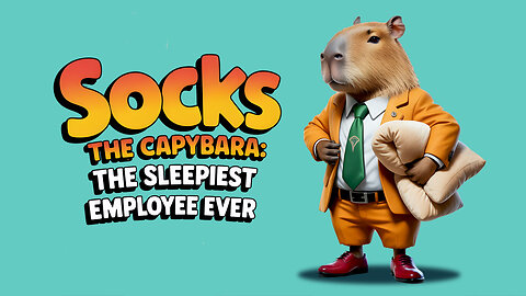 Socks the Capybara: The Sleepiest Employee Ever