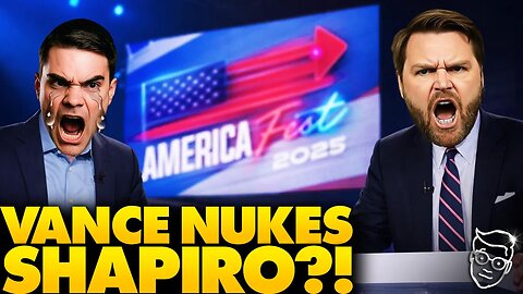 JD Vance Goes SCORCHED Earth On MAGA Drama War After Ben Shapiro On-Stage BRAWL with Tucker: ENOUGH…