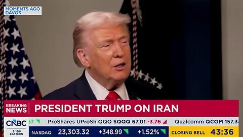 "They were going to HANG 837 people on Thursday & I told them 'You can't do that' ~ Pres Trump on Iran