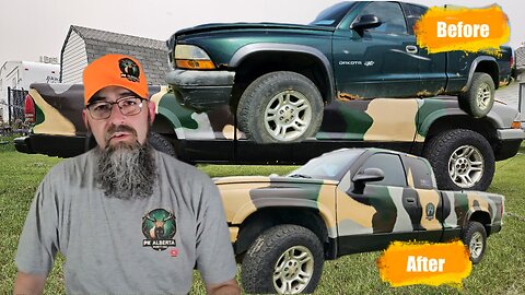 Camo Paint Job on My Hunting Truck