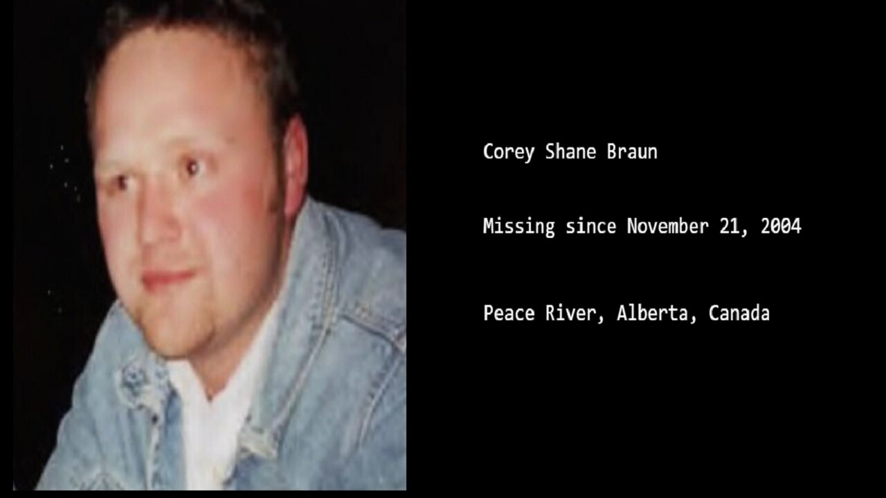 MISSING: Corey Shane Braun (2004) - Peace River, AB