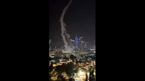 Missile on Tel Aviv area.