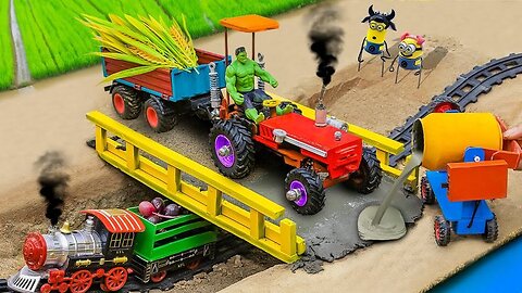 Mini Machine | Mini Thresher | DIY Tractor