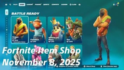 Fortnite Item Shop|November 8, 2025