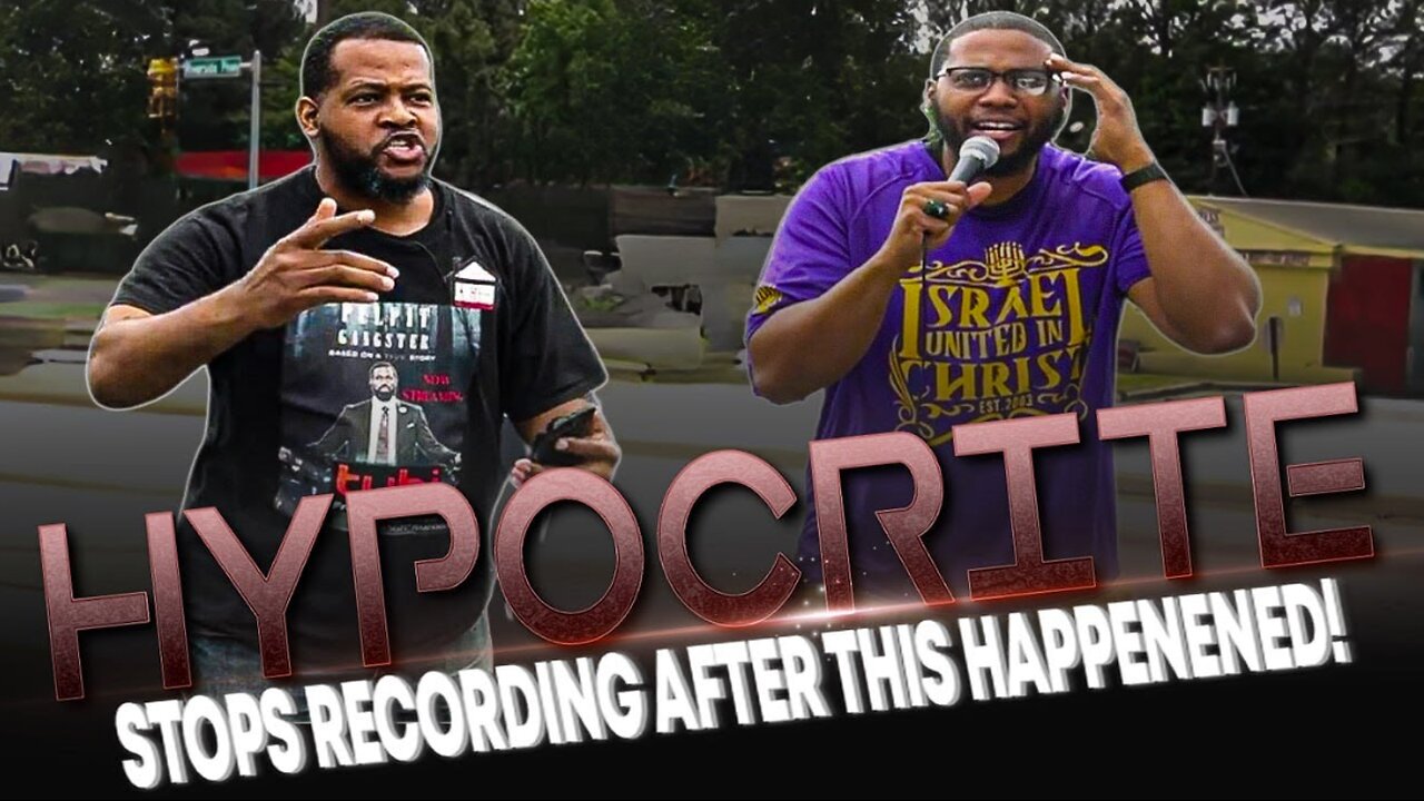 Hypocrite Stops Recording After This Happened