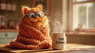 Wake Up Happy 😺 Gentle Instrumental Music for Cozy Mornings