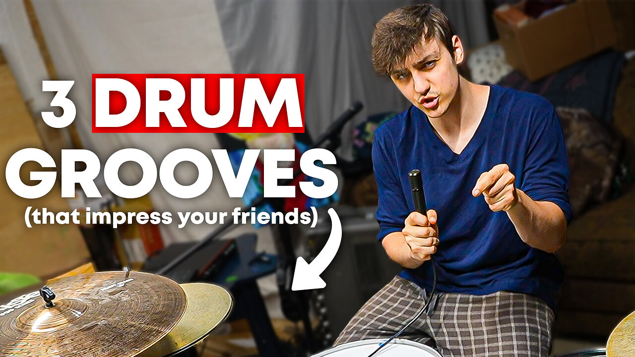 3 Drum Grooves That Will Impress Your Friends