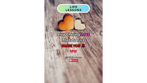 💔 Stop Chasing Love That Doesn’t See Your Worth!