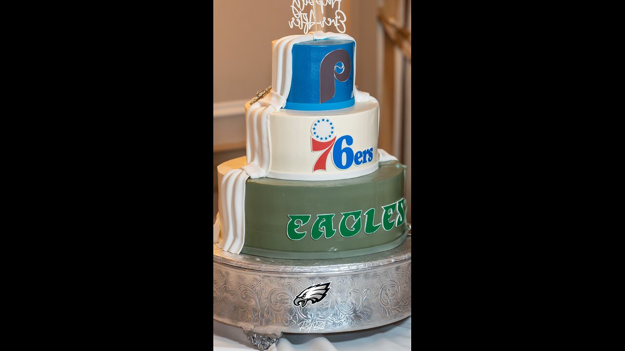 Arnetia & Phillip’s wedding cake