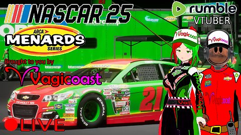 (VTUBER) - Season 3 Arca Final - Its a Vagicoast Christmas - NASCAR 25 Arca Career Mode - RUMBLE
