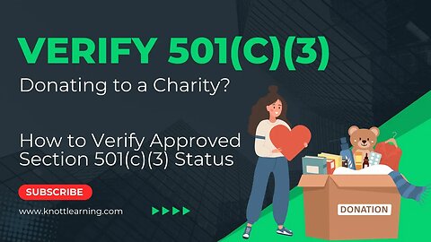 How to Verify 501(c)(3) Status with the IRS