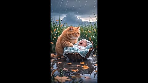 Cute Baby & Cat Bonding Moments | Adorable Pet Shorts #funny