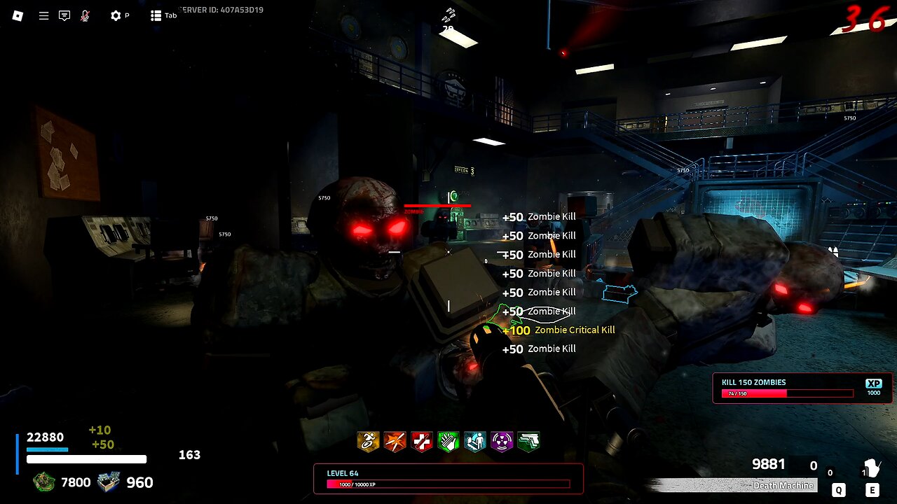 Playing Korrupt Zombies in Roblox - (No Commentary).