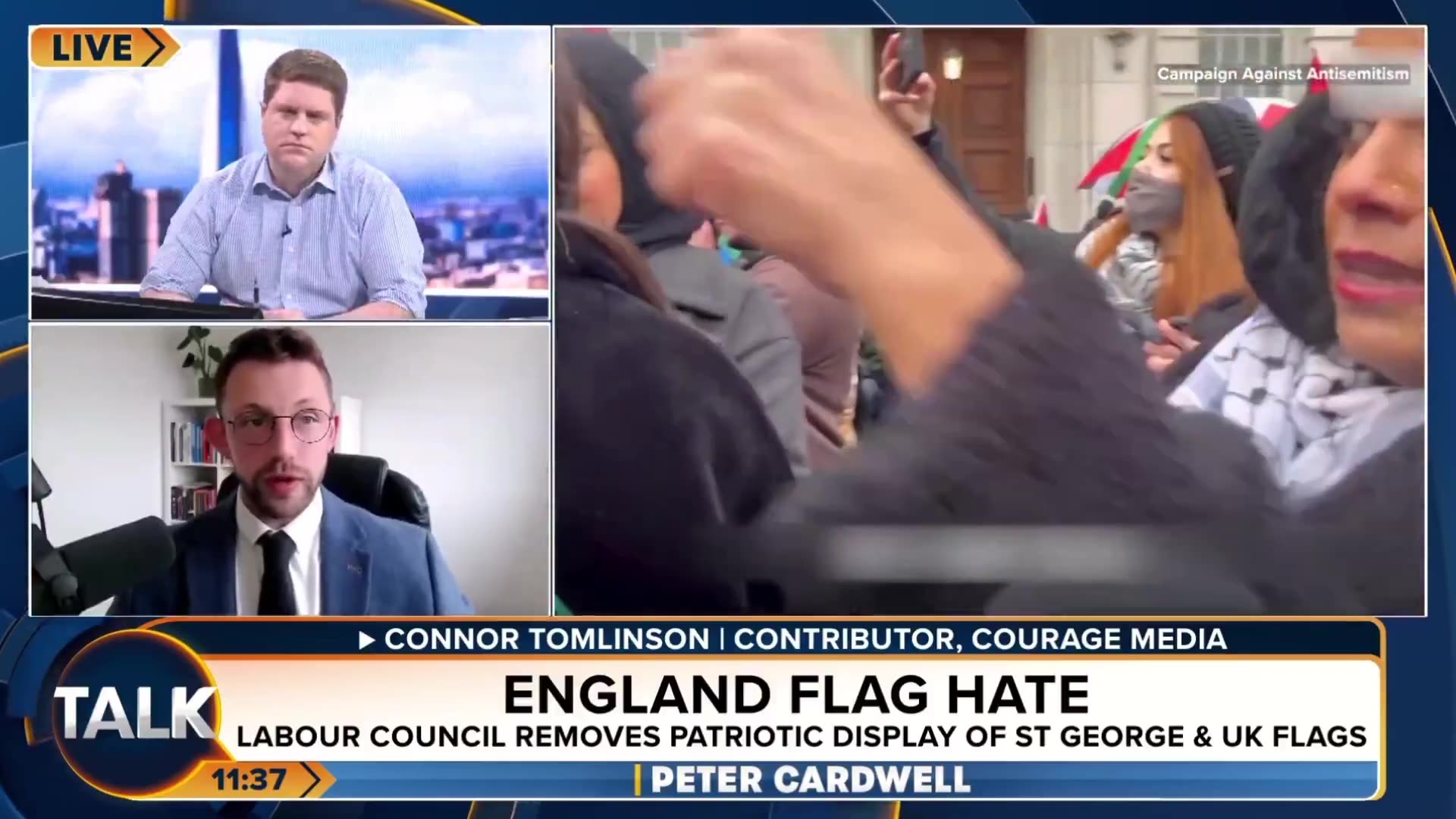 Birmingham City Council banned England and Union flags, while flying Palestine and Pakistan flags