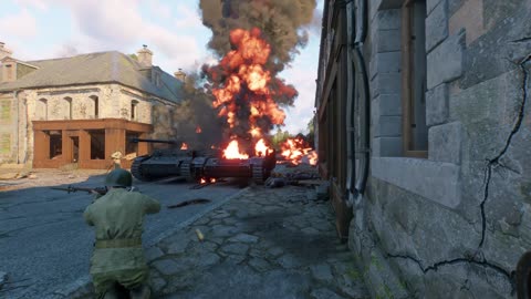 US Army vs Wehrmacht | NPC Warfare in Omer! (Enlisted Normandy Invasion Gameplay)