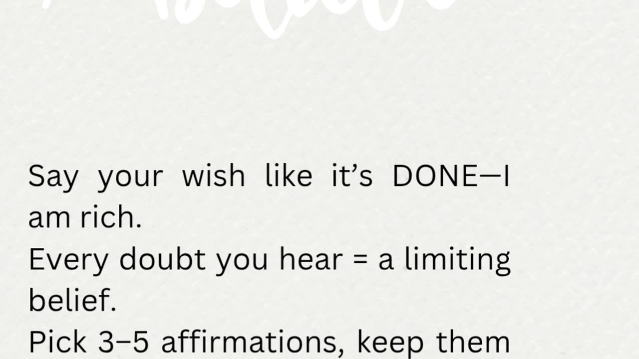 Reprogram Your Mind in Seconds