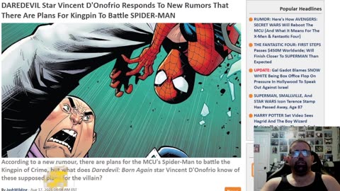 Vincent D'Onofrio Share His Thoughts on The Spider-Man Brand New Day Rumors