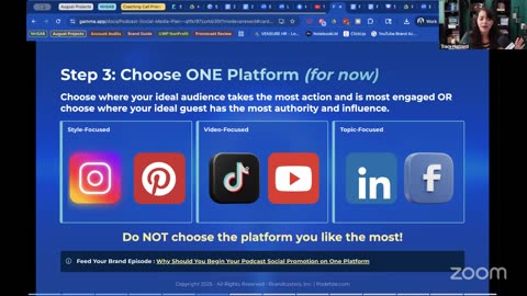 1 Hour Podcast Social Media Plan