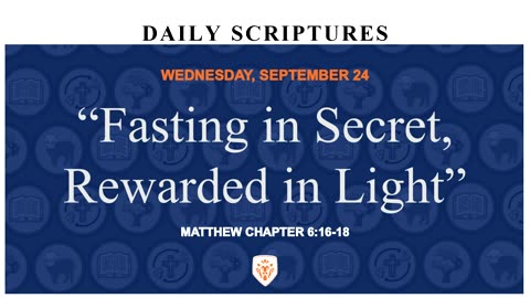 “Fasting in Secret, Rewarded in Light”