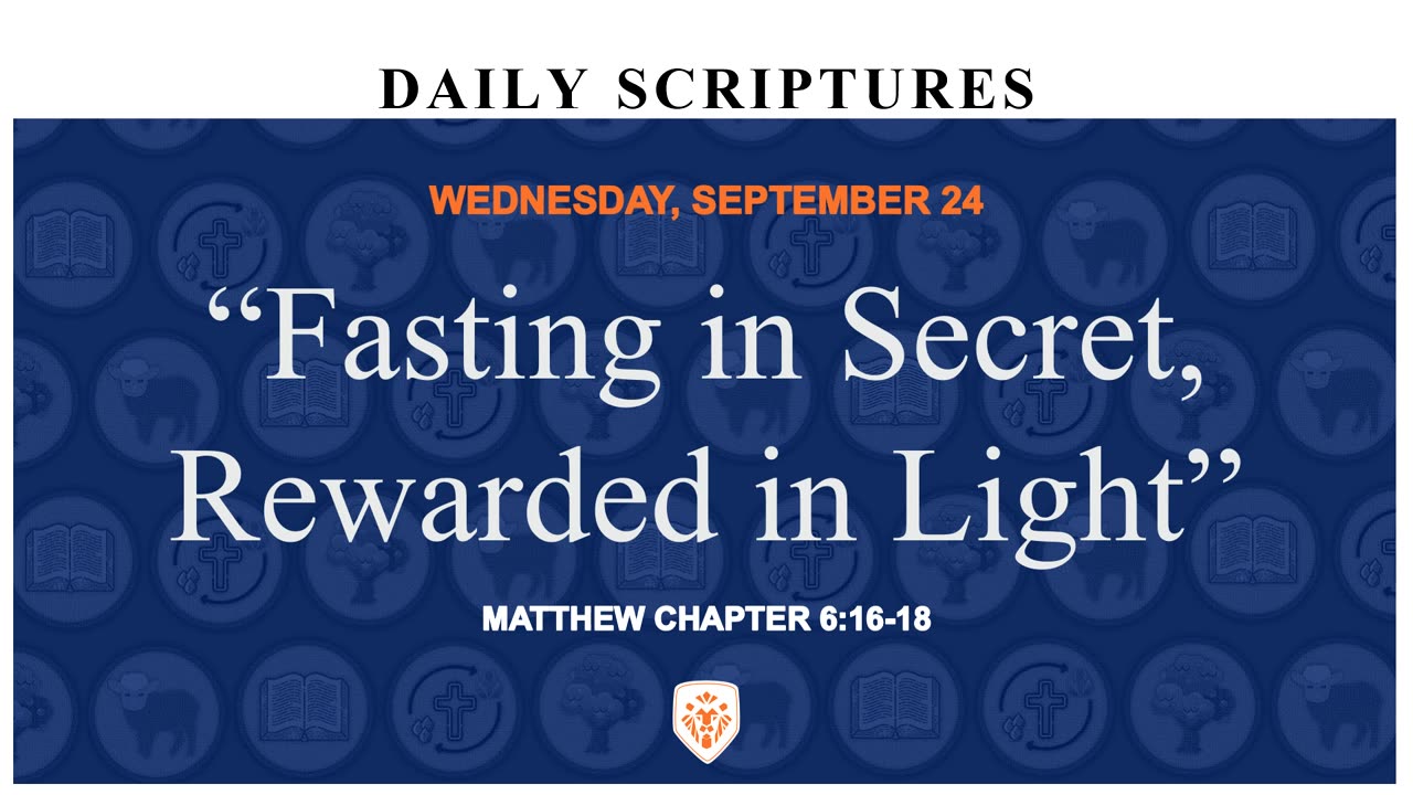 “Fasting in Secret, Rewarded in Light”