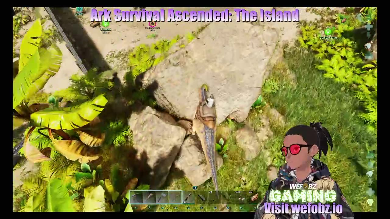 Wefobz Gaming: Ark Survival Ascended, Continuing New Game On The Island In Single Player Mode!