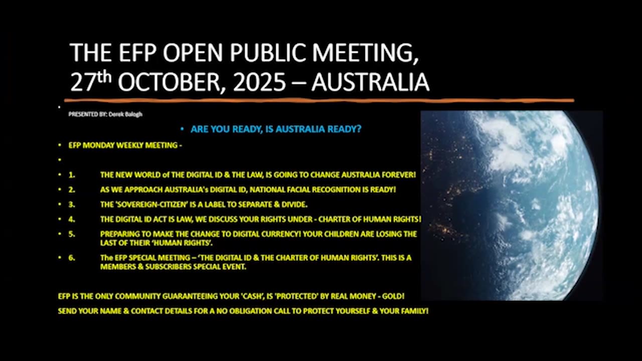 October 27: EFP Exposing the Corruption The Property