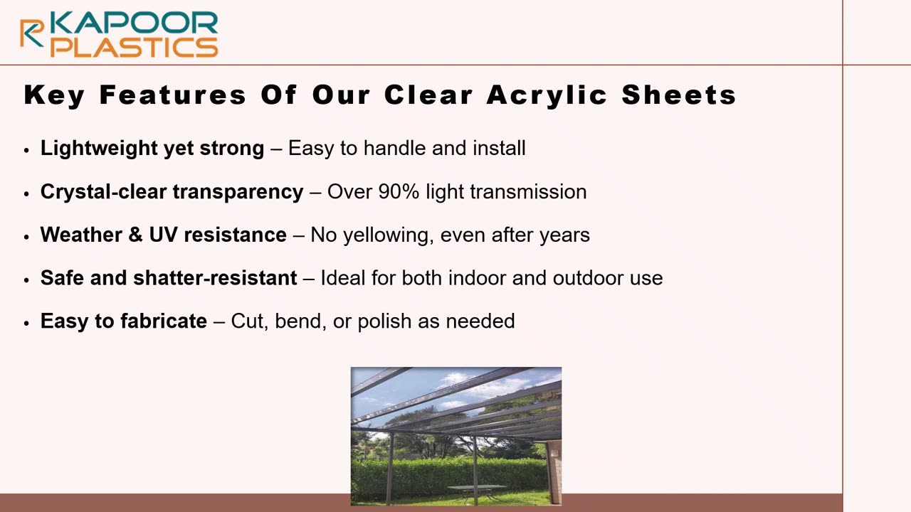 Crystal Clear Versatility: Explore Kapoor Plastics' Range of Acrylic Glass Sheets