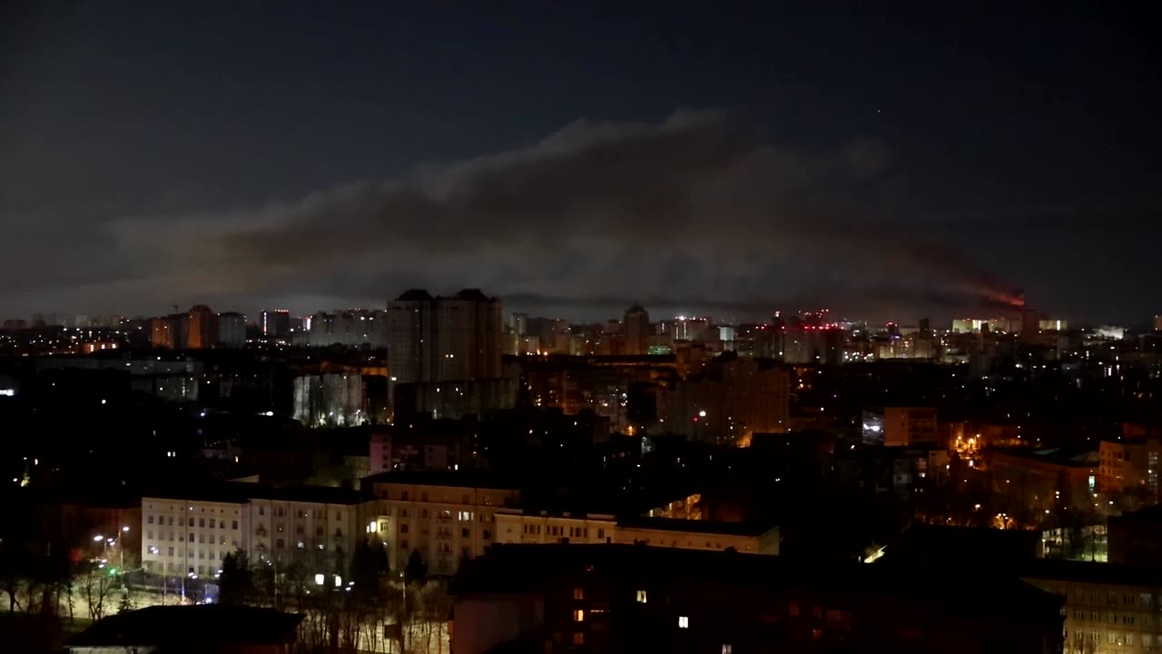 Russian drone attack causes injuries, fires in Kyiv, officials say