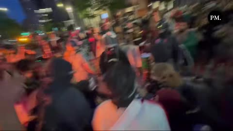 A Man Saves an American Flag After a Liberal Attempted to Throw it in A Burning Dumpster