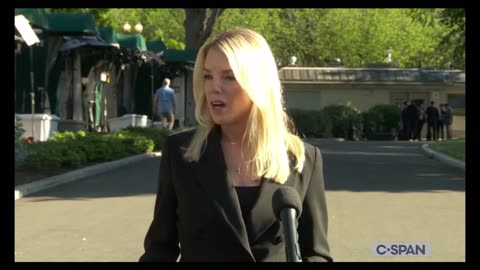 Attorney General Bondi Speaks to Reporters Outside White House
