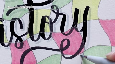 DIY Simple Assignment Front Page Design History | Notebook Cover Design | NhuanDaoCalligraphy