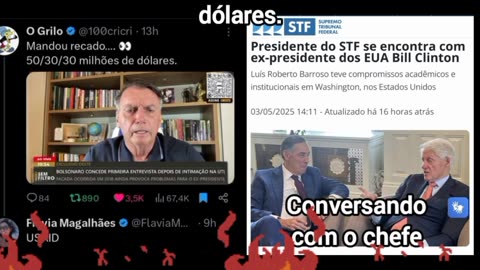 Mandou recado…. 👀 50/30/30 milhões de dólares.