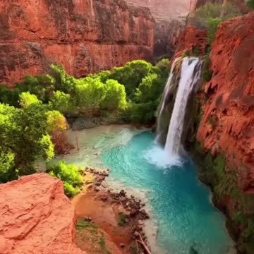 🇺🇸 Havasu Falls in Arizona, USA