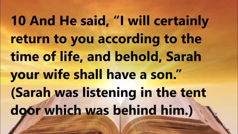God repeats His promise of a son.