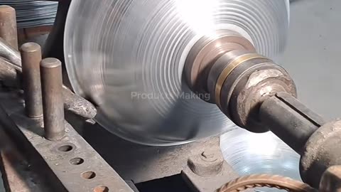 Making Stainless steel bowl with iron rod