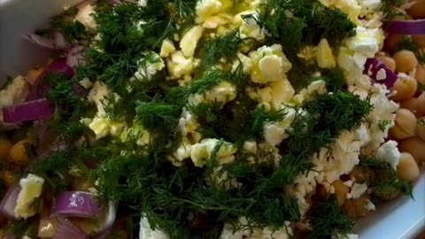 This salad is so fresh and flavorful and takes less than 10 minutes to throw together.