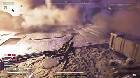 5 Minute Defense Mission Against Cyborgs (Helldivers 2)