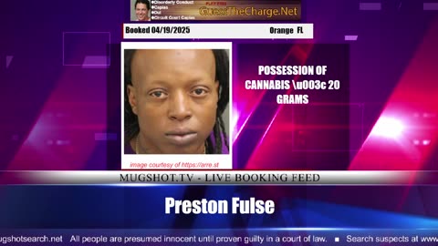 Mugshot TV - Live Arrest Booking Video Stream