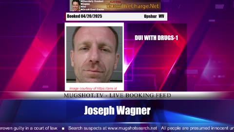 Mugshot TV - Live Arrest Booking Video Stream