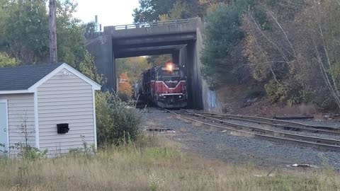 Providence & Worcester WOGR Meet with Norfolk Southern ACC44C6M SD70ACe & SD60E Full Gardner Yard.
