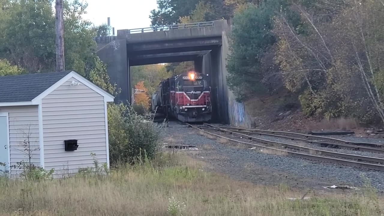 Providence & Worcester WOGR Meet with Norfolk Southern ACC44C6M SD70ACe & SD60E Full Gardner Yard.