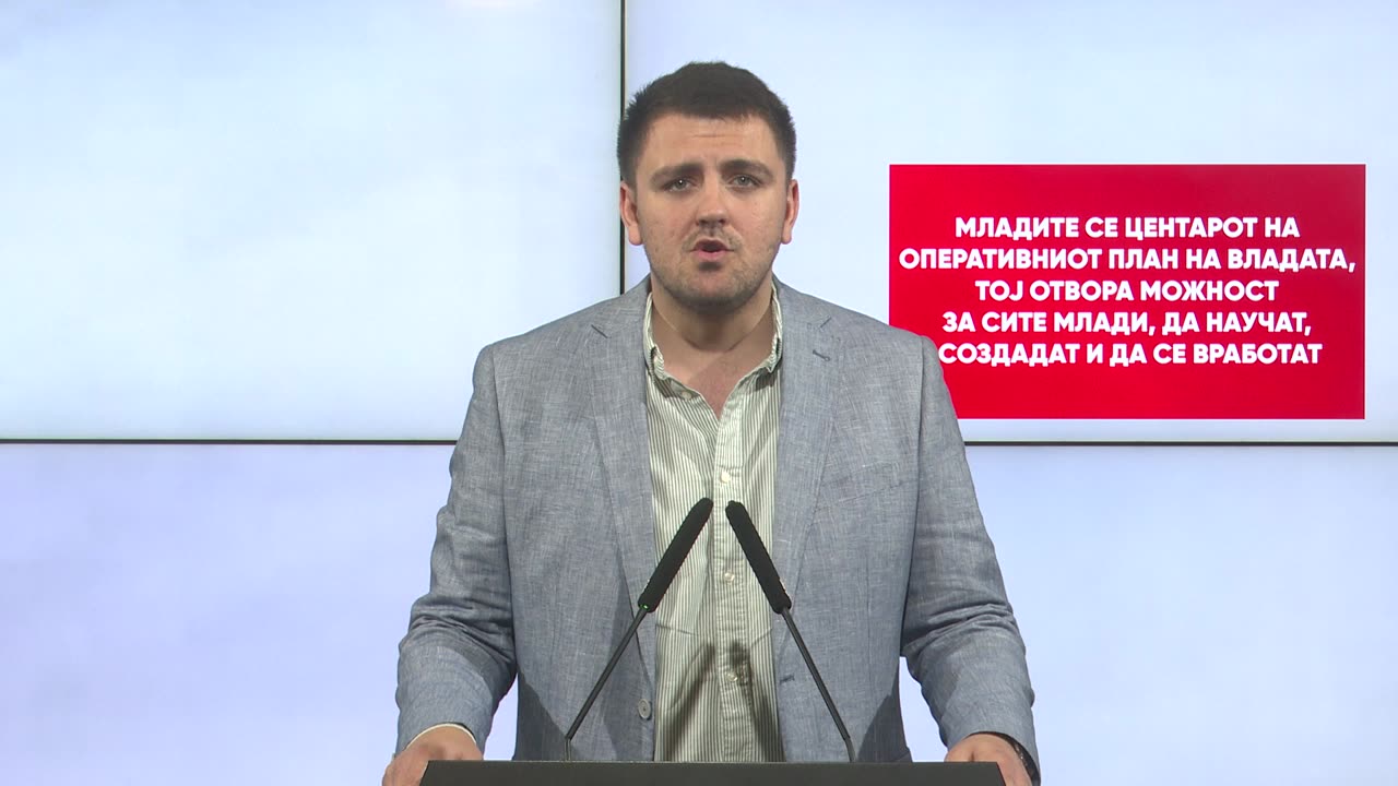 Попов: Младите се центарот на оперативниот план на Владата